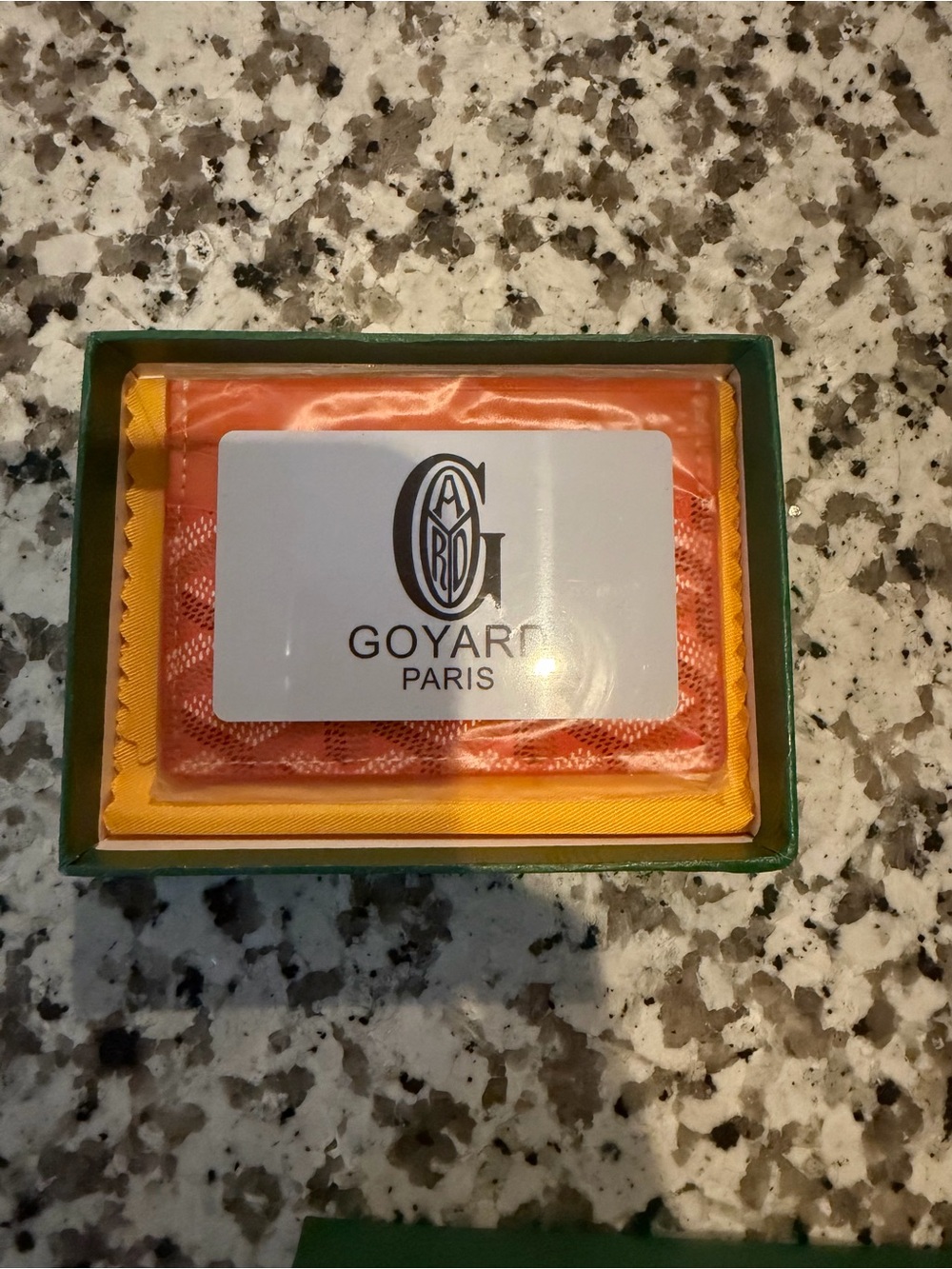 Goyard Orange and Yellow Bath Soap Sleeve
